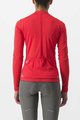 CASTELLI Cycling summer long sleeve jersey - ANIMA 4 LADY - red