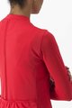 CASTELLI Cycling summer long sleeve jersey - ANIMA 4 LADY - red