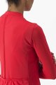 CASTELLI Cycling summer long sleeve jersey - ANIMA 4 LADY - red