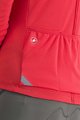 CASTELLI Cycling summer long sleeve jersey - ANIMA 4 LADY - red