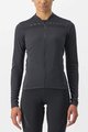 CASTELLI Cycling summer long sleeve jersey - ANIMA 4 LADY - anthracite