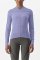 CASTELLI Cycling summer long sleeve jersey - ANIMA 4 LADY - purple