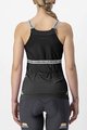 CASTELLI Cycling sleeveless jersey - BAVETTE LADY - anthracite