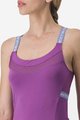 CASTELLI Cycling sleeveless jersey - BAVETTE LADY - purple