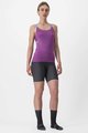 CASTELLI Cycling sleeveless jersey - BAVETTE LADY - purple