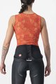 CASTELLI Cycling sleeve less t-shirt - PRO MESH 4 W LADY - orange