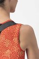 CASTELLI Cycling sleeve less t-shirt - PRO MESH 4 W LADY - orange