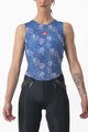 CASTELLI Cycling sleeve less t-shirt - PRO MESH 4 W LADY - blue