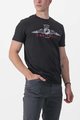 CASTELLI Cycling short sleeve t-shirt - ARMANDO 2 TEE - black