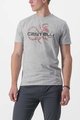 CASTELLI Cycling short sleeve t-shirt - FINALE TEE - grey