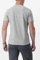 CASTELLI Cycling short sleeve t-shirt - FINALE TEE - grey
