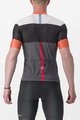 CASTELLI Cycling short sleeve jersey - SEZIONE - grey/black/orange