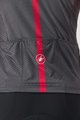 CASTELLI Cycling short sleeve jersey - SEZIONE - grey/black/orange