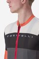 CASTELLI Cycling short sleeve jersey - SEZIONE - grey/black/orange