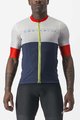 CASTELLI Cycling short sleeve jersey - SEZIONE - ivory/blue/red