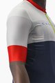 CASTELLI Cycling short sleeve jersey - SEZIONE - ivory/blue/red