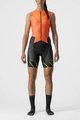 CASTELLI Cycling overal - FREE SANREMO LADY - black/orange