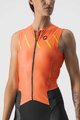 CASTELLI Cycling overal - FREE SANREMO LADY - black/orange