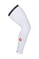CASTELLI Cycling leg warmers - UPF 50+ LIGHT - white
