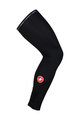 CASTELLI Cycling leg warmers - UPF 50+ LIGHT - black
