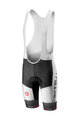 CASTELLI Cycling bib shorts - INFERNO - white/black
