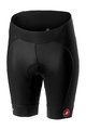 CASTELLI Cycling shorts without bib - VELOCISSIMA LADY - black