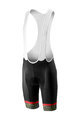 CASTELLI Cycling bib shorts - VOLO  - yellow/red/black