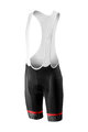CASTELLI Cycling bib shorts - VOLO - white/black