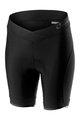 CASTELLI Cycling shorts without bib - VISTA LADY - black