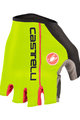 CASTELLI Cycling fingerless gloves - CIRCUITO - yellow/red