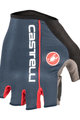 CASTELLI Cycling fingerless gloves - CIRCUITO - orange/blue