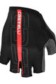 CASTELLI Cycling fingerless gloves - TEMPO - red/black