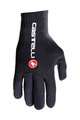 CASTELLI Cycling long-finger gloves - DILUVIO C - black/red