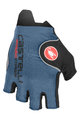 CASTELLI Cycling fingerless gloves - ROSSO CORSA PRO - blue