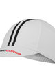 CASTELLI Cycling hat - ROSSO CORSA  - black/white