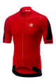 CASTELLI Cycling short sleeve jersey - VOLATA 2.0 - black/red
