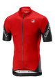 CASTELLI Cycling short sleeve jersey - ENTRATA 3.0 - red/black