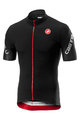 CASTELLI Cycling short sleeve jersey - ENTRATA 3.0 - black/red