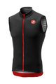 CASTELLI Cycling sleeveless jersey - ENTRATA 3.0 - black/red