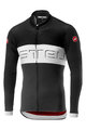 CASTELLI Cycling summer long sleeve jersey - PROLOGO VI SUMMER - black/grey/beige