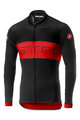 CASTELLI Cycling summer long sleeve jersey - PROLOGO VI SUMMER - red/black