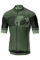 CASTELLI Cycling short sleeve jersey - RUOTA - green