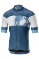 CASTELLI jersey - RUOTA - blue/white