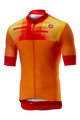 CASTELLI Cycling short sleeve jersey - A BLOC - orange