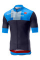 CASTELLI Cycling short sleeve jersey - A BLOC - blue