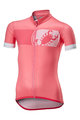 CASTELLI Cycling short sleeve jersey - FUTURE RACER KIDS - pink