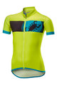 CASTELLI Cycling short sleeve jersey - FUTURE RACER KIDS - yellow