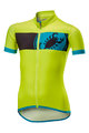 CASTELLI Cycling short sleeve jersey - FUTURE RACER KIDS - yellow