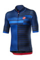 CASTELLI Cycling short sleeve jersey - MID WEIGHT PRO - blue