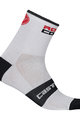 CASTELLI Cyclingclassic socks - ROSSO CORSA 9 - white